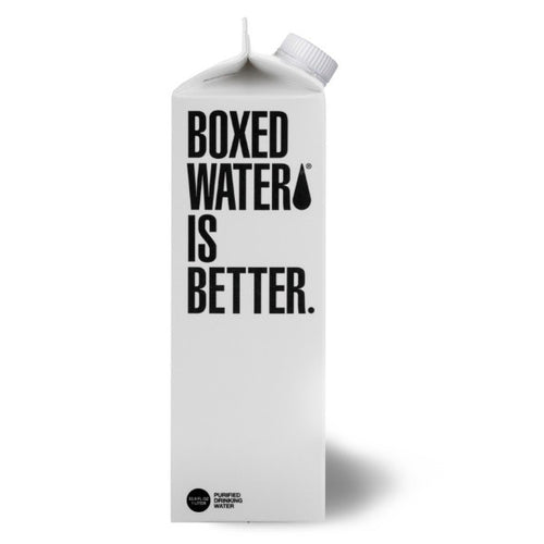 One refreshing boxed water