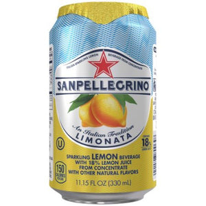 One can of San Pellegrino Limonata