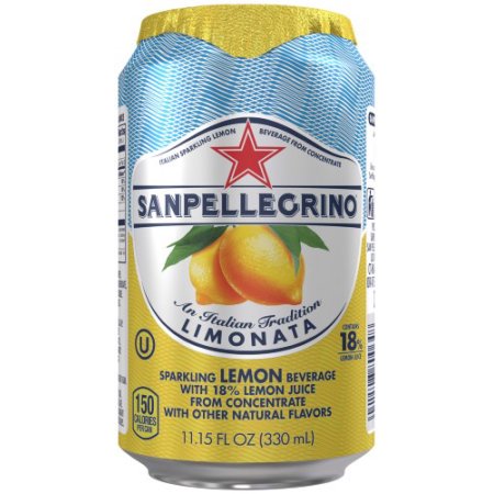 One can of San Pellegrino Limonata
